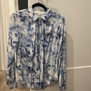 Bella Dahl Light Blue EcoVero Top